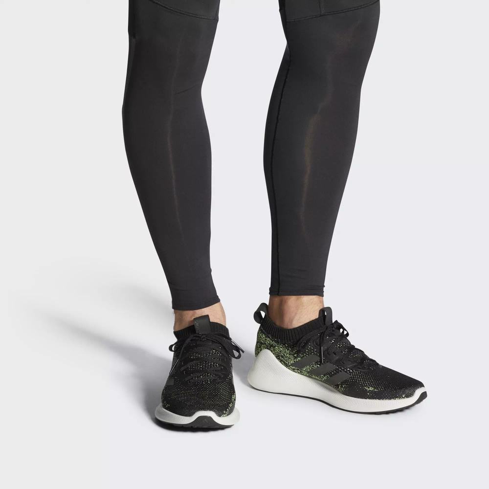 Adidas Purebounce+ Tenis Para Correr Negros Para Hombre (MX-75854)